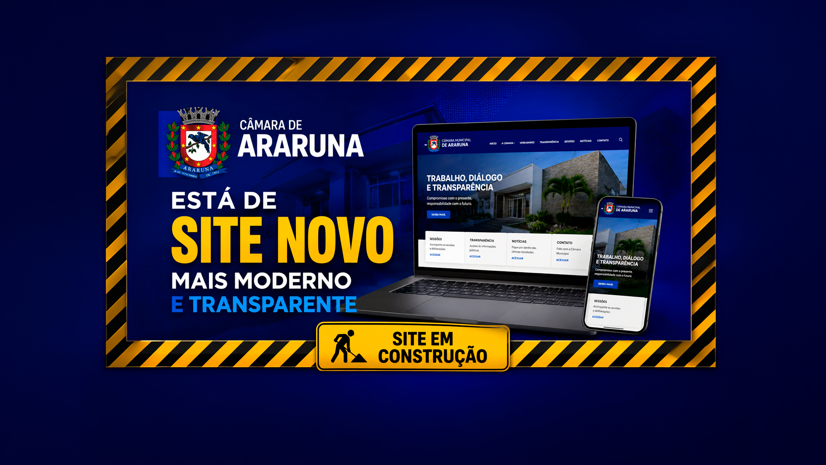 Câmara de Araruna inicia modernização digital com apoio gratuito do Senado Federal